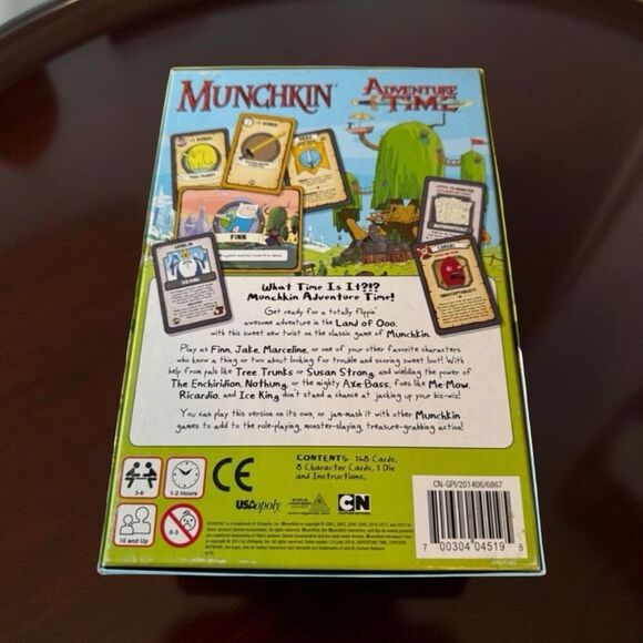 2014 Munchkin Adventure Time Game Steve Jackson Games Complete - Picture 3 of 9